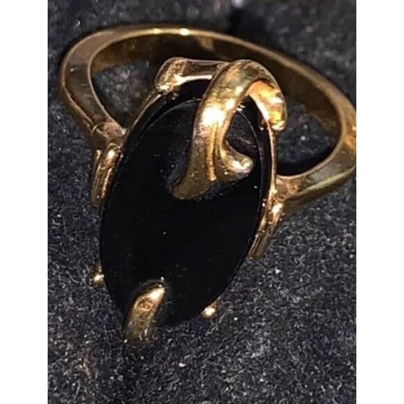 Fashion Accents in Avon Jewelry 1978 Night Flower Vintage Avon Ring Art Like new - Picture 9 of 11